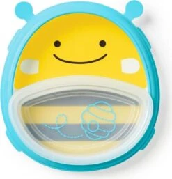 Skip Hop Assiette + Bol Smart Serve Zoo