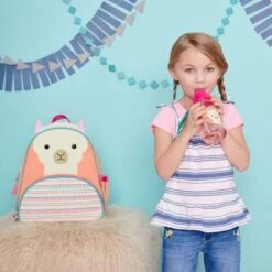 Skip Hop Gourde à Paille Zoo Lama (350 Ml) -Skip Hop gourde a paille zoo lama 350 ml 6