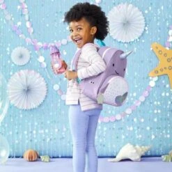 Skip Hop Gourde à Paille Zoo Narval (350 Ml) -Skip Hop gourde a paille zoo narval 350 ml 6