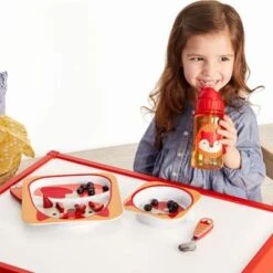 Skip Hop Gourde à Paille Zoo Renard (350 Ml) -Skip Hop gourde a paille zoo renard 350 ml 7