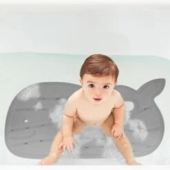 Skip Hop Tapis De Bain Moby Baleine Gris -Skip Hop tapis de bain moby baleine gris 3