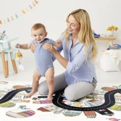 Skip Hop Tapis De Jeu Réversible Vibrant Village (218 X 132 Cm) -Skip Hop tapis de jeu reversible vibrant village 218 x 132 cm 4