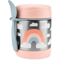 Skip Hop Thermos Alimentaire Avec Fourchette Arc-en-ciel