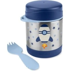 Skip Hop Thermos Alimentaire Avec Fourchette Fusée -Skip Hop thermos alimentaire avec fourchette fusee 3
