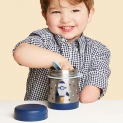 Skip Hop Thermos Alimentaire Avec Fourchette Fusée -Skip Hop thermos alimentaire avec fourchette fusee 4